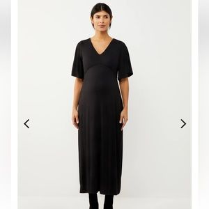 A Pea in the Pod CAFTAN MAXI KNIT MATERNITY DRESS